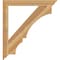 Ekena Millwork Balboa Traditional Rough Sawn Bracket, Western Red Cedar, 4"W x 40"D x 44"H BKT04X40X44BOA01RWR - alternate 3